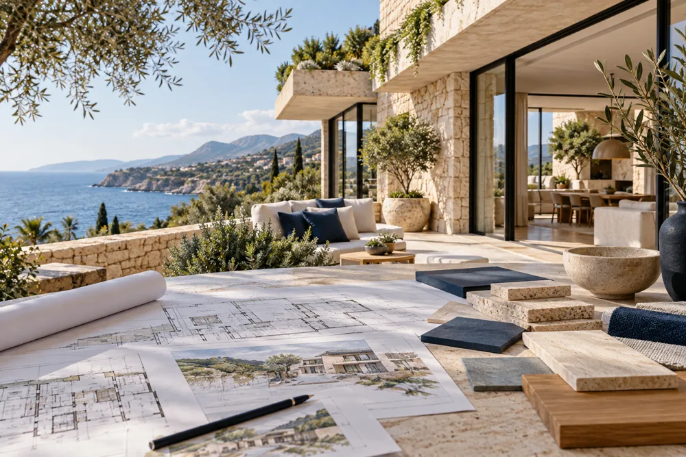 Illustrative architecture and property design setting