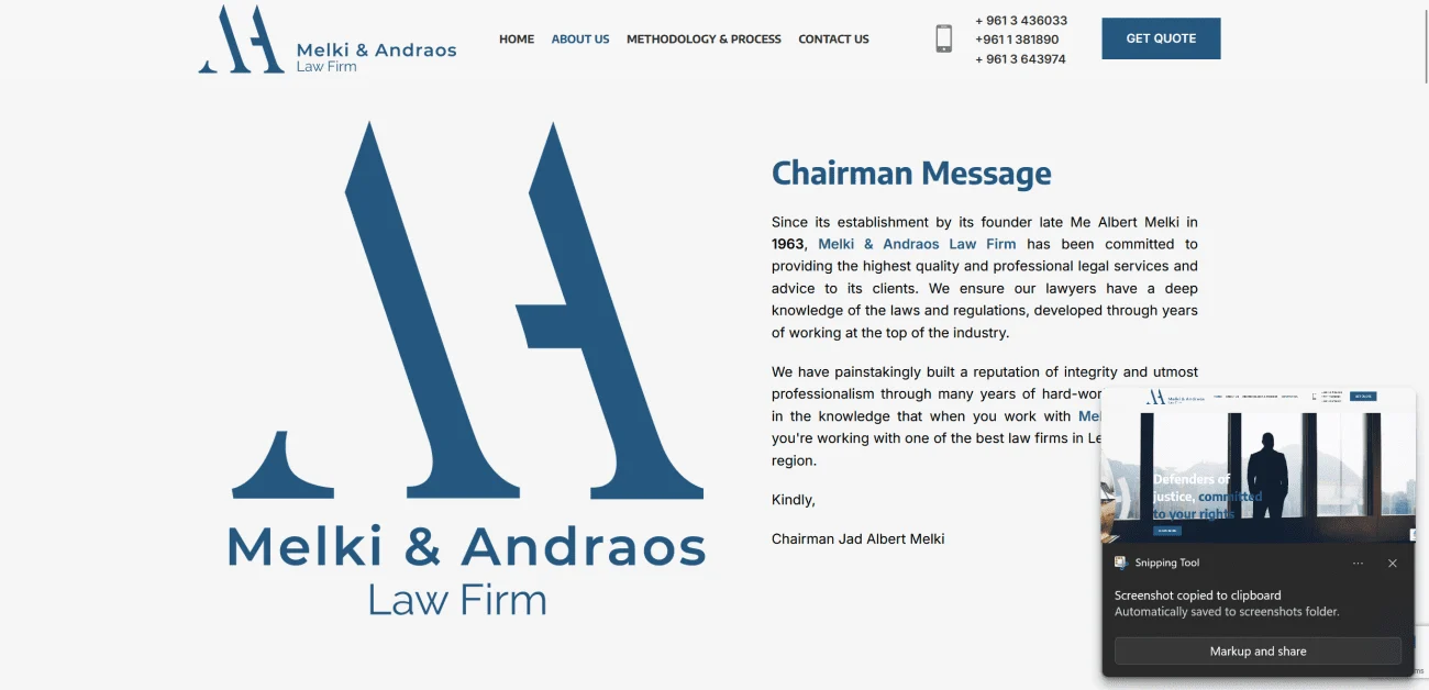 Melki Andraos — published project visual 1